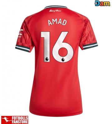 Manchester United Amad Diallo #16 Hemmatröja Dam 2025-26 Kortärmad